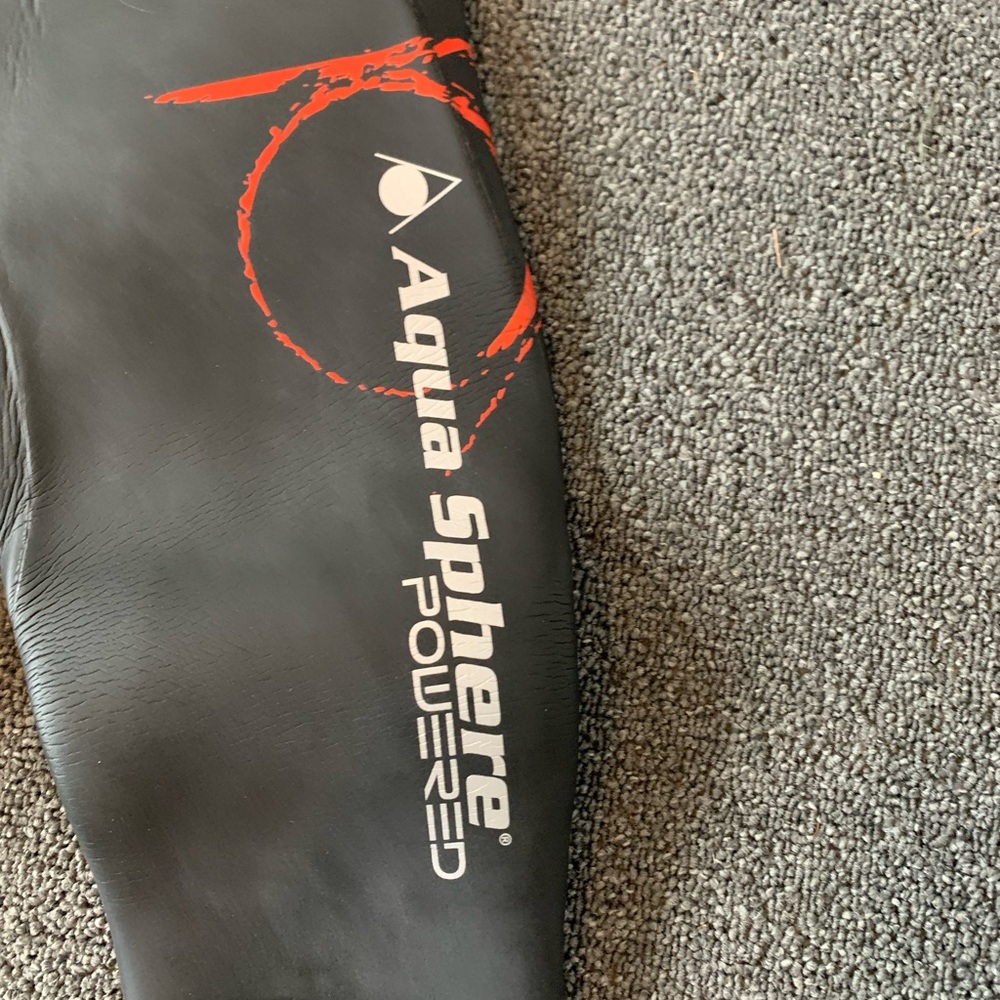 AQUA SPHERE Ironman Racer Triathlon Full Sleeve Wet Suit Size: XS With Case